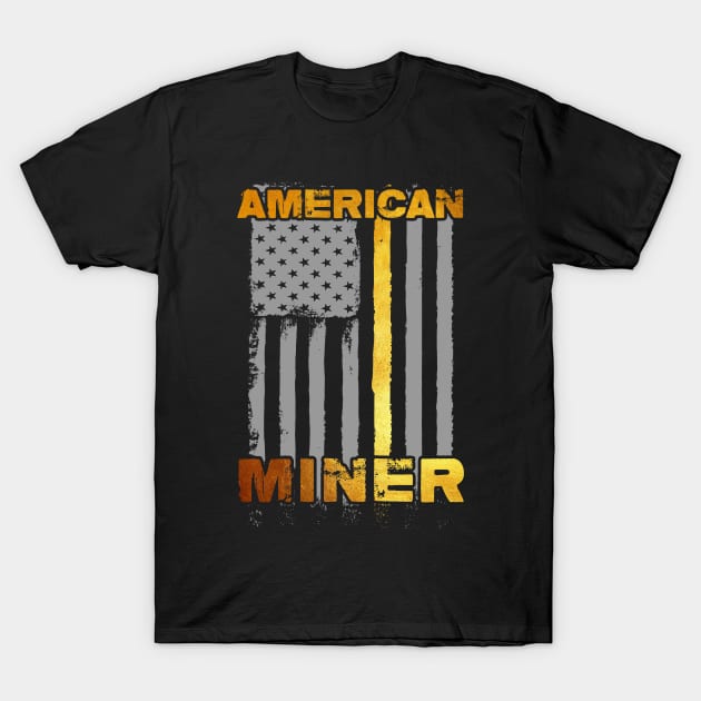 American Miner T-Shirt by indigosstuff